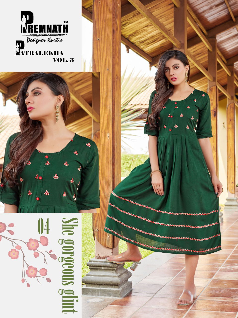PATRALEKHA 3 Fancy Ethnic Wear Rayon Slub Designer Kurti Collection